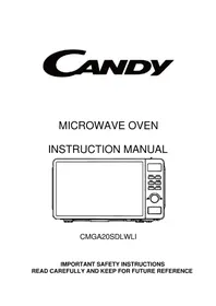 Notice CANDY CMGA20SDLWLI Micro-ondes