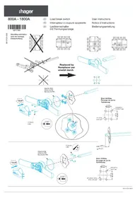 Notice HAGER HA462 Coupe-circuits