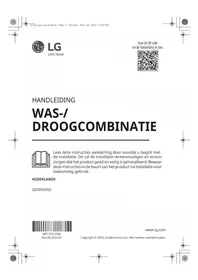 Notice LG GD3R509S0 Washing machine