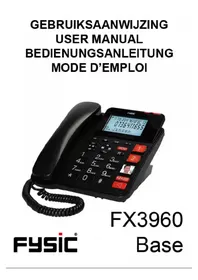 Notice Fysic FX3960 Téléphone