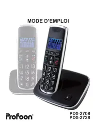 Notice Fysic PDX-2708 Téléphone