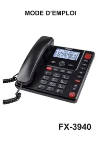 Notice Fysic FX-3940 Téléphone