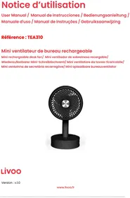 Notice LIVOO TEA310 Ventilator