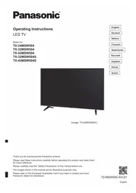 Notice PANASONIC TX-43MSW504 Televisio