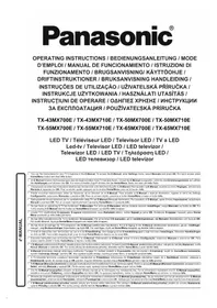 Notice PANASONIC TX-65MX700E Televisio