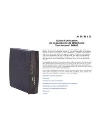 Notice Arris TOUCHSTONE TG862 Routeur