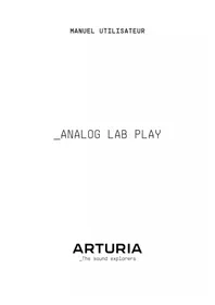 Analog Lab Play Arturia