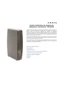 Notice Arris TOUCHSTONE TM1602G Non catégorisé