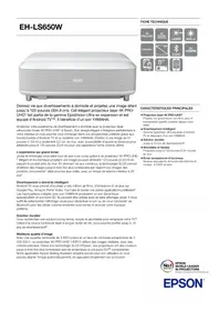 Notice EPSON EH-LS650W Vidéoprojecteur