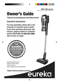 Notice EUREKA ALTITUDE PRO NEC580C Aspirateur