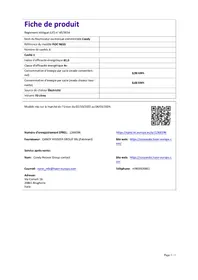 Notice CANDY FIDC N655 Four encastrable