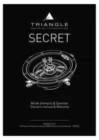 Notice TRIANGLE SECRET ICT5 Speaker