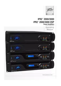 Notice PEAVEY IPR2 3000 DSP Nicht kategorisiert