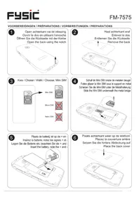 Notice Fysic FM-7575 Téléphone