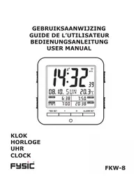 Notice Fysic FKW-8 Horloge