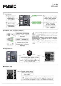 Notice Fysic FKW-248 Horloge