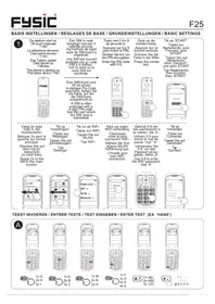 Notice Fysic F25 Téléphone