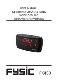 Notice Fysic FK450 Horloge