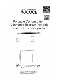 Notice Commercial Cool CCD50JW Déshumidificateur