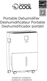 Notice Commercial Cool CCD25JW Déshumidificateur