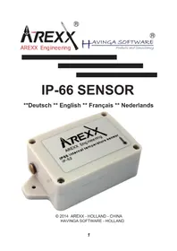 Notice AREXX IP-52 équipements de mesure