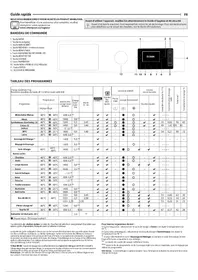 Notice WHIRLPOOL W6E945WBFR Lave-linge
