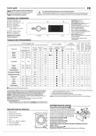 Notice WHIRLPOOL FFB 7458 BVFR Lave-linge