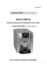 Notice KITCHEN CHEF HBZ12EAU Machine à glace
