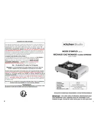 Notice KITCHEN CHEF KSFREE500 Cuisinière