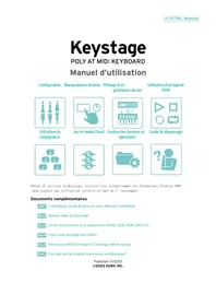 Notice KORG KEYSTAGE Contrôleur