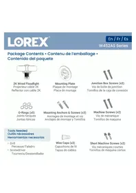 Notice Lorex W452ASD-E Surveillance Camera