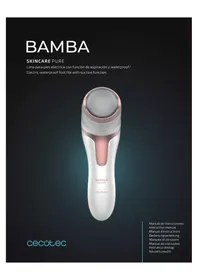 Notice CECOTEC BAMBA SKINCARE PURE Set de manicura y pedicura