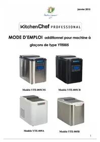 Notice KITCHEN CHEF YT-E-005B Machine à glace