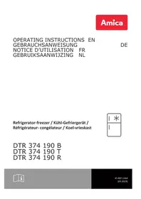 Notice AMICA DTR 374 190 R Fridge