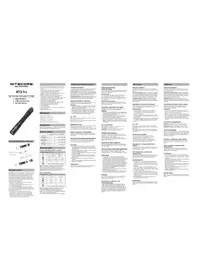 Notice Nitecore MT2A PRO Lampe de poche