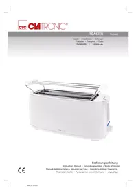 Notice CLATRONIC TA 3802 Pince pour croque monsieur