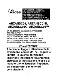Notice ARDES ARZANSC01W Matainsectos eléctrico