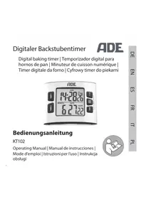 Notice ADE KT102 Commutateur horaire numérique