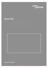 Notice OPTOMA N3861K Moniteur