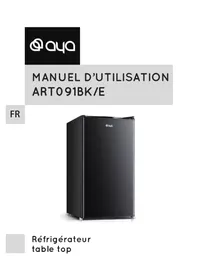 Notice AYA ART091BK Fridge