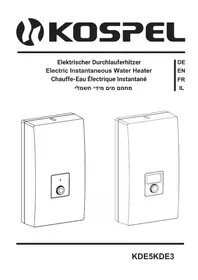 Notice KOSPEL KDE3-12 Boiler