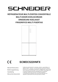 Notice SCHNEIDER SCMDC522HNFX Refrigerador