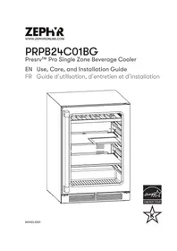 Notice Zephyr PRESRV PRPB24C01BG Fridge