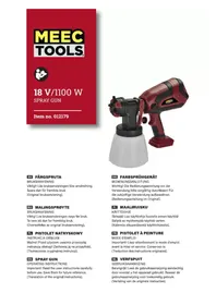 Notice Meec Tools 012179 Jet de peinture