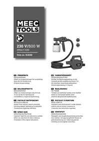 Notice Meec Tools 014168 Jet de peinture