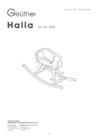 Notice Geuther HALLA 2932 Jouets