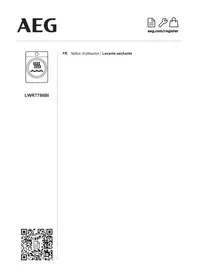 Notice AEG LWR7786BI Lave-linge