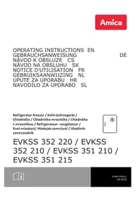 Notice AMICA EVKSS 351 215 Chladnička