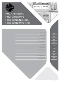 Notice HOOVER HOCE4T618DX Chladnička