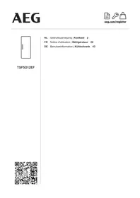 Notice AEG TSF5O12EF Koelkast